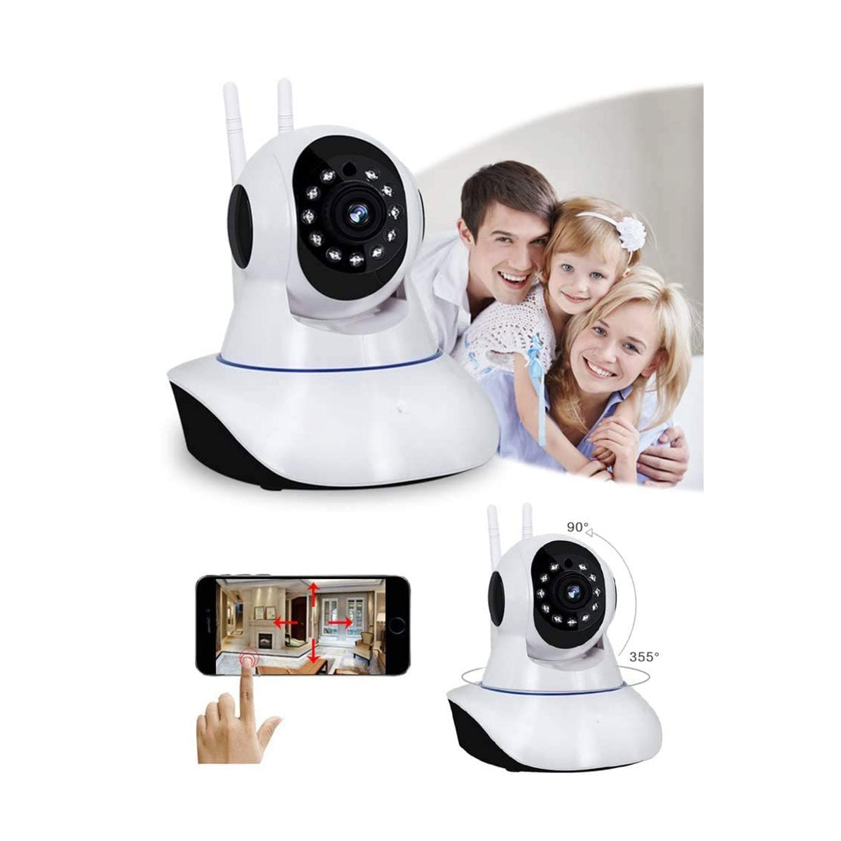 Cámara Seguridad 3 Antenas