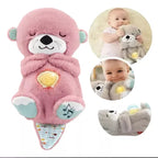 Peluche que respira Nutria Gris