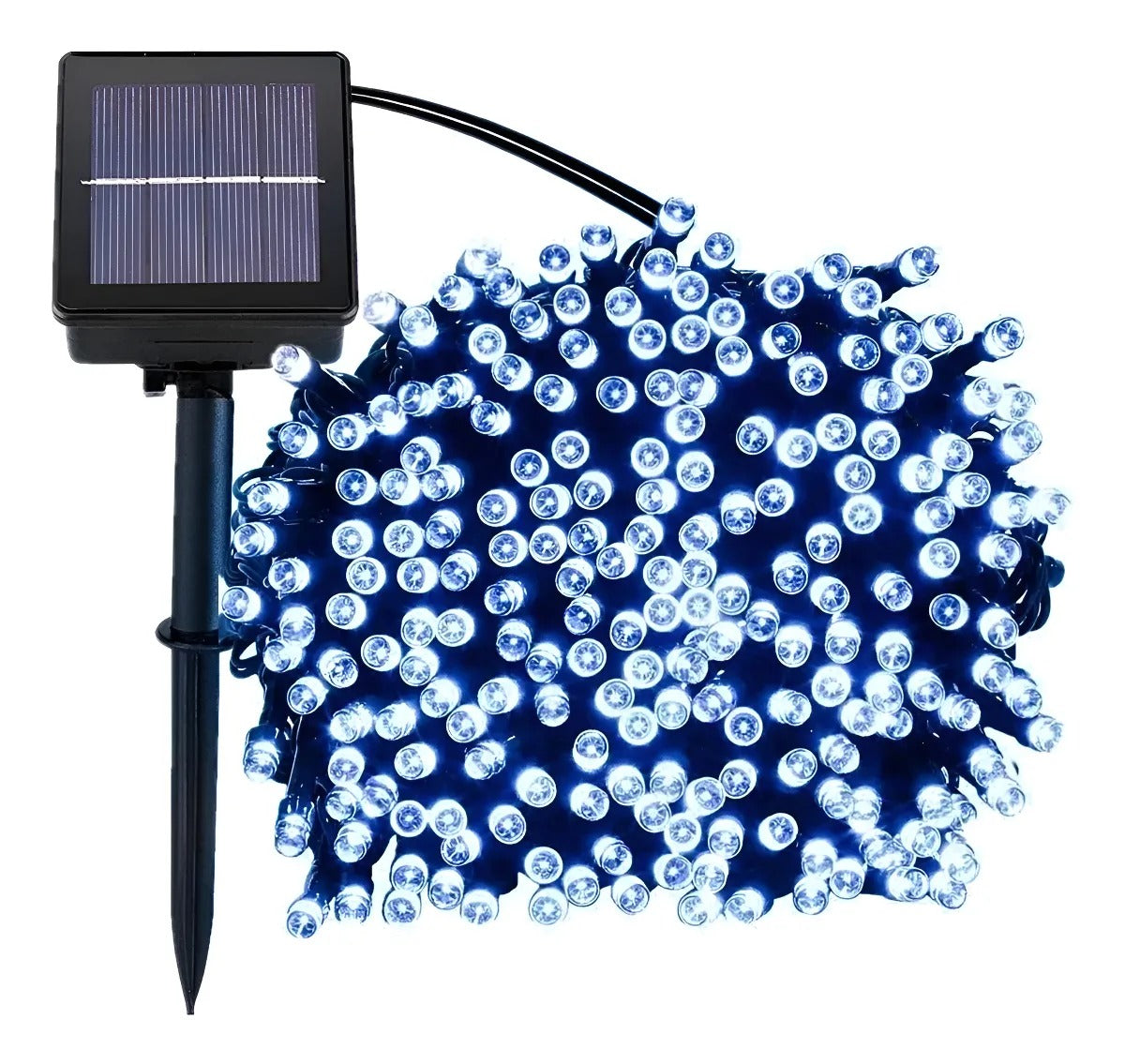 100 Luces panel solar